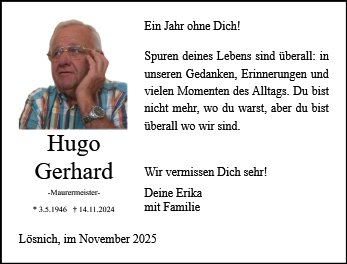 Hugo Gerhard