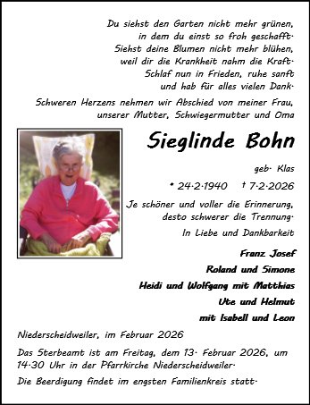 Sieglinde Bohn