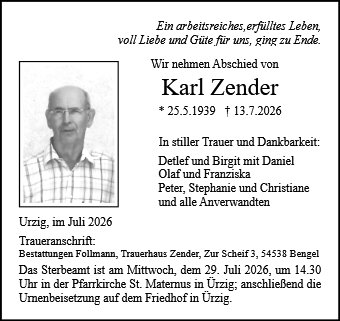 Karl Zender