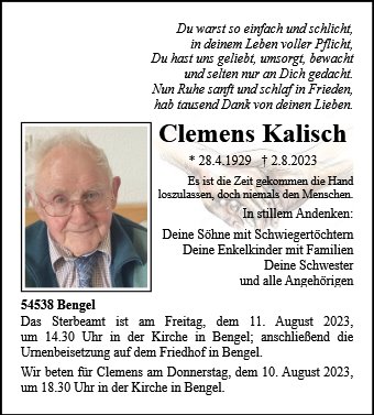 Clemens Kalisch