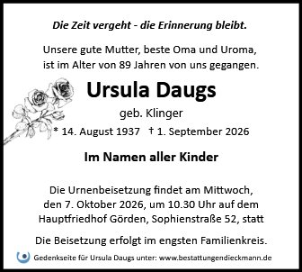 Ursula Daugs