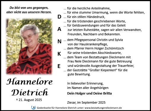 Hannelore Dietrich