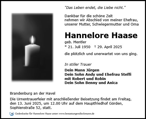 Hannelore Haase