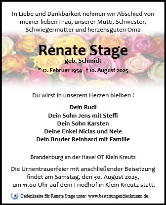 Renate Stage