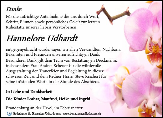 Hannelore Udhardt