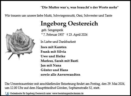 Ingeborg Oestereich