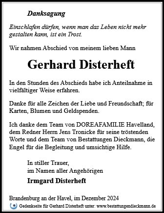 Gerhard Disterheft