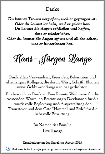 Hans-Jürgen Lange
