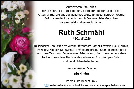 Ruth Schmähl