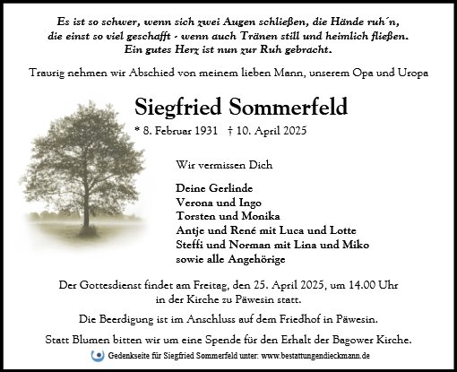 Siegfried Sommerfeld