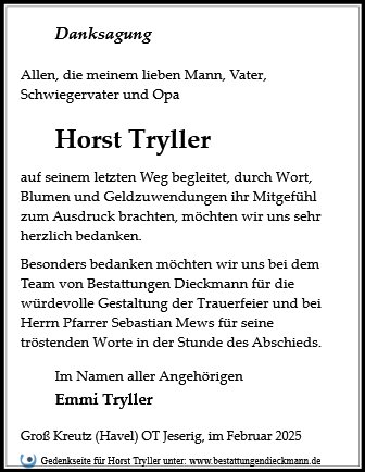 Horst Tryller