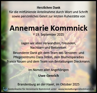 Annemarie Kommnick