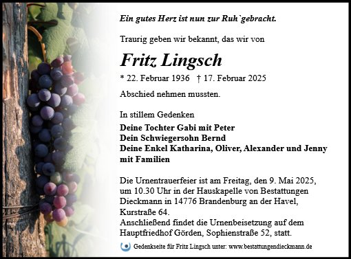 Fritz Lingsch