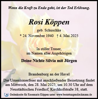 Rosemarie Köppen