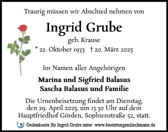 Ingrid Grube