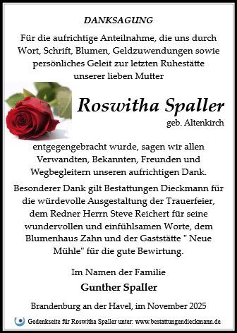 Roswitha Spaller