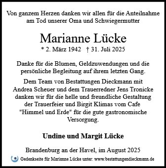 Marianne Lücke
