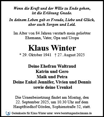 Klaus Winter