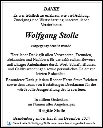 Wolfgang Stolle
