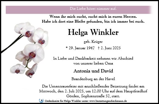 Helga Winkler