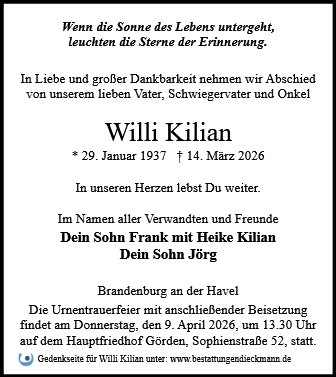 Willi Kilian