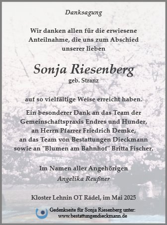 Sonja Riesenberg