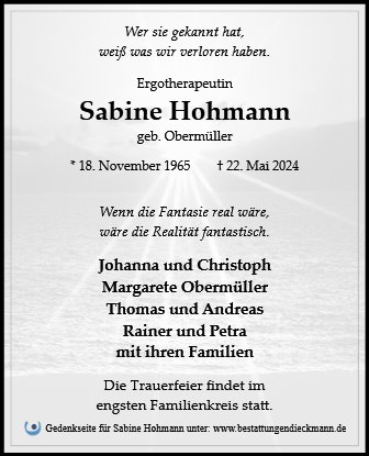 Sabine Hohmann