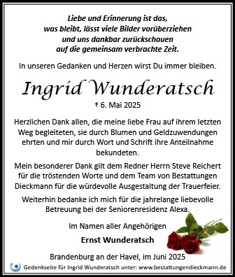Ingrid Wunderatsch