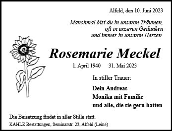Rosemarie Meckel
