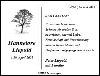 Hannelore Liepold