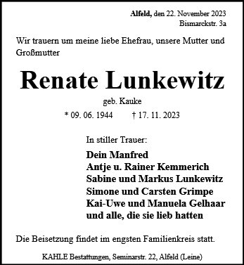 Renate Lunkewitz