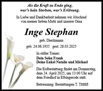 Inge Stephan