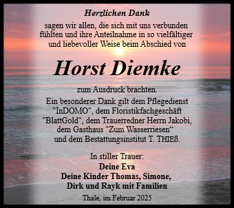 Horst Diemke