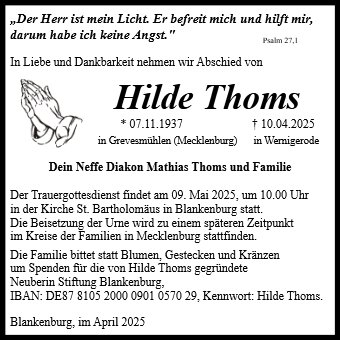 Hilde Thoms