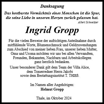 Ingrid Gropp