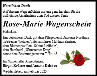 Rose-Marie Wagenschein