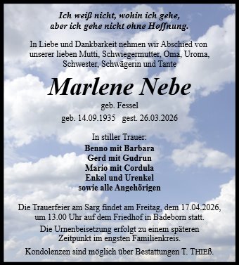 Marlene Nebe