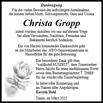 Christa Gropp