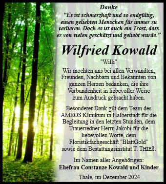 Wilfried Kowald