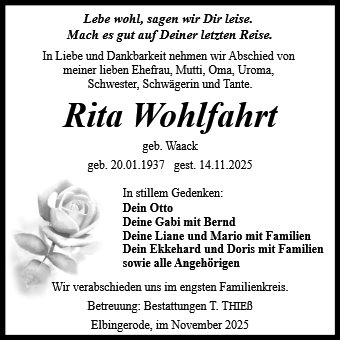 Rita Wohlfahrt