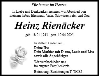Heinz Rienäcker