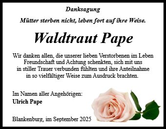 Waldtraut Pape