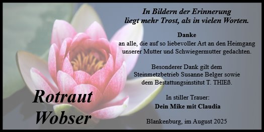 Rotraut Wobser