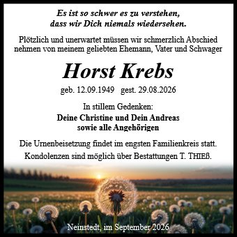 Horst Krebs