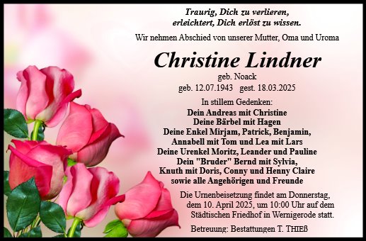 Christine Lindner