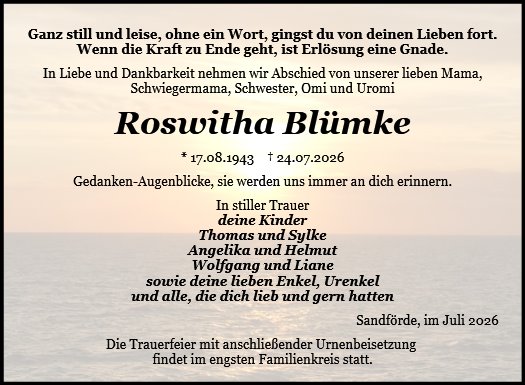 Roswitha Blümke