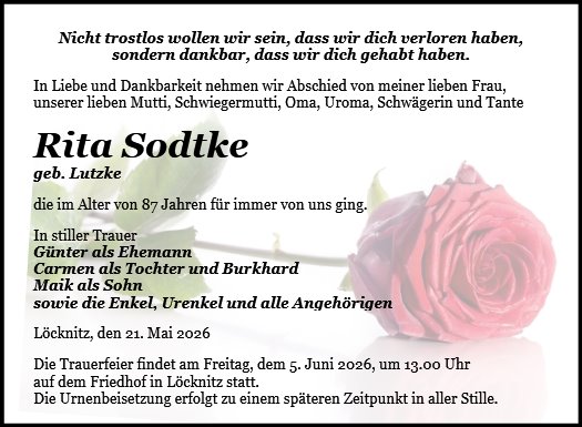 Rita Sodtke