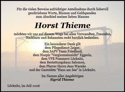 Horst Thieme