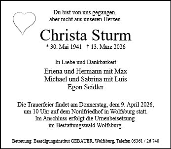 Christa Sturm
