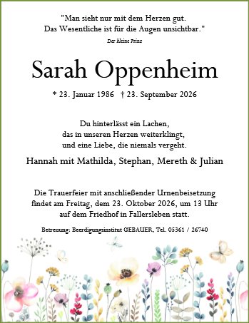 Sarah Oppenheim